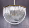 Подвесной светильник Delight Collection Murano Glass A001-800 L12 brass/clear