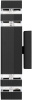 Уличный настенный светильник Эра Астрея GBW-101-BL-0310
