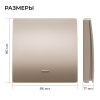 Реле с кинетическими выключателями, IP44, Wi-Fi 2,4 ГГц, Smart, 2выкл., 1 реле. беж. Apeyron 04-84