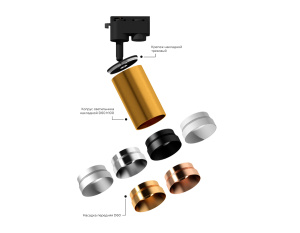 Насадка передняя Ambrella Light DIY Spot N6102