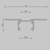 Шинопровод встраиваемый Maytoni Busbar trunkings Basity TRX172-123B