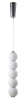 Подвесной светильник Crystal Lux Desi DESI SP5 CHROME/WHITE