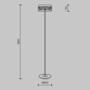 Торшер Maytoni Dress code MOD348FL-L24BBS3K
