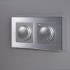 Рамка на 2 поста Werkel Aluminium алюминий W0021706 4690389158032