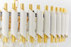 Подвесная люстра Lumina Deco Funneli LDP 6003-500 WT+F.GD