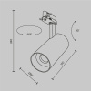 Трековый трехфазный светильник Maytoni Technical Focus Led TR197-3-40WCCT-M-W