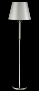 Торшер Crystal Lux Nicolas NICOLAS PT1 NICKEL/WHITE