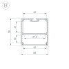 Профиль Arlight SL-LINE-5050-LW-2000 WHITE 038450