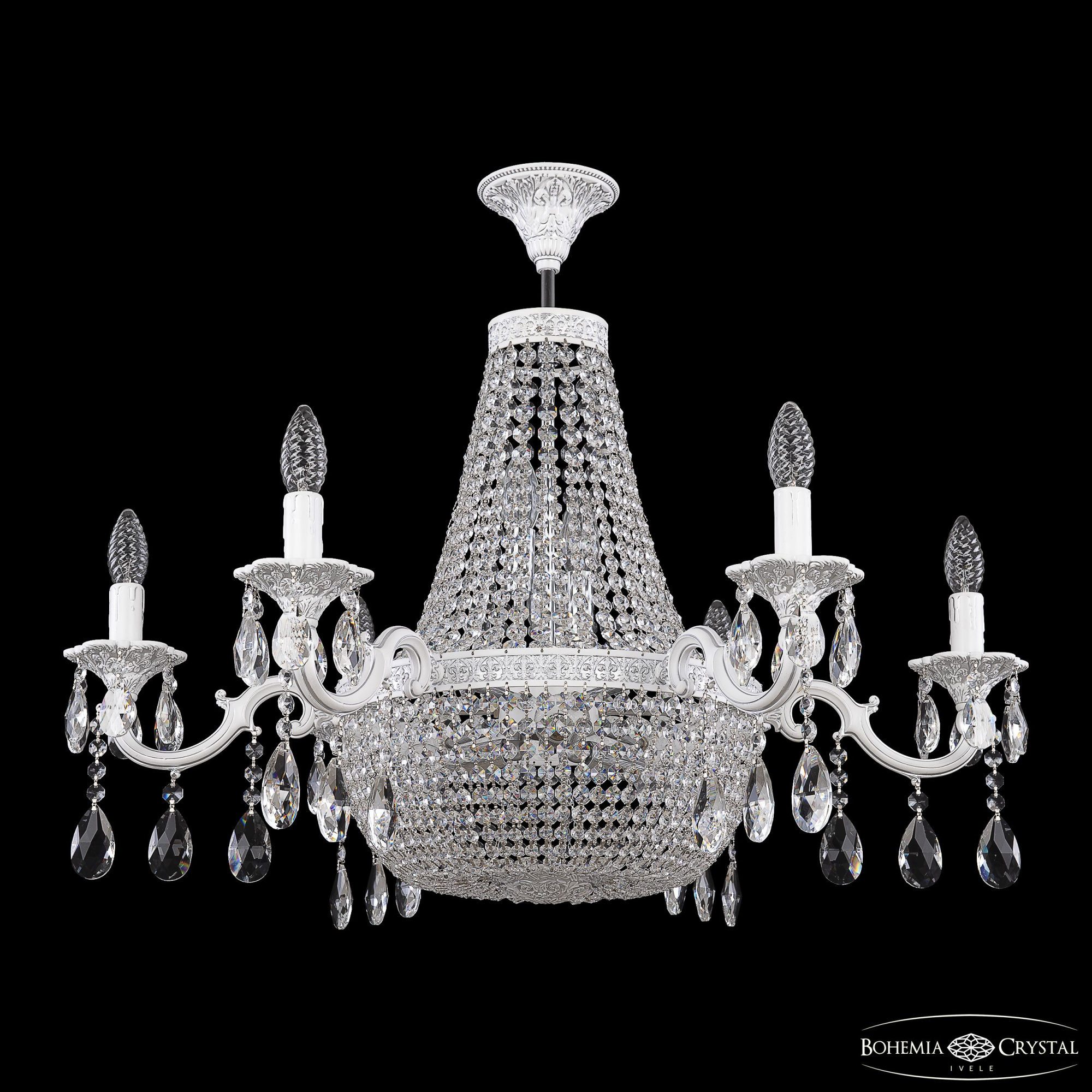 Подвесная люстра Bohemia Ivele Crystal AL2205H201/6/80FL WMN