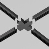 Коннектор X-образный для профиля Maytoni Elasity O-TR001-CC