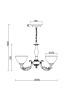 Подвесная люстра Myfar Anais MR2741-5CP