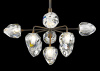Подвесная люстра Delight Collection On the Rocks P68038L-9 gold