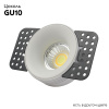 Встраиваемый светильник Crystal Lux CLT 078C1 WH