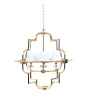 Подвесная люстра Lumina Deco Baltimore LDP 8020-4 GD+WT