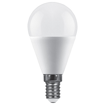Лампа светодиодная Feron LB-990 шар матовый E14 15W 175-265V 4000K 52079