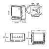 Умный диммер-выключатель Uniel UL-00011710 Wi-Fi. 1 канал. 100-240В. 200Вт P-GCL4-1,8 A201/UC/WF WHITE