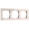 Рамка на 3 поста Werkel Acrylic айвори 4690389186295 W0032743