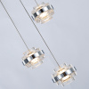 Подвесной светильник Delight Collection MD22030002 MD22030002-3A chrome/clear
