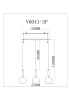 Подвесной светильник Moderli Scrumbel V11566-3P