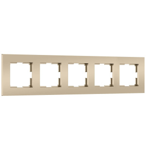 Рамка на 5 постов Werkel Slab (шампань софт) W0052911 4690389218460 a071629