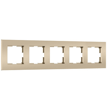 Рамка на 5 постов Werkel Slab (шампань софт) W0052911 4690389218460 a071629