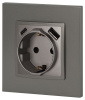 Розетка со шторками с USB type-A+C Эра Elegance 14-4108-16 Б0067695