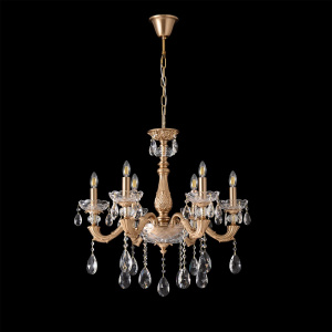 Подвесная люстра Crystal Lux ELIZABETH SP6 BRASS