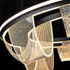 Подвесная люстра LED4U L7706-630 BK