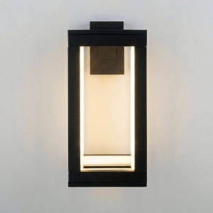 Уличный настенный светильник Elektrostandard Frame 1527 TECHNO LED черный 4690389219108 a072090