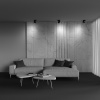 Накладной спот Maytoni Onda C024CL-18W4K-B-1