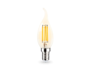 Филаментная светодиодная лампа Ambrella Light Bulbing E14 11W 2700K свеча на ветру 351123