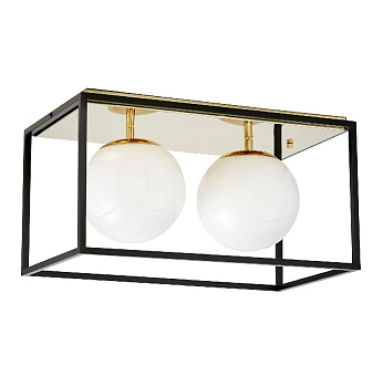 Потолочный светильник Lumina Deco Maldini LDC 8060-2 F.GD+BK