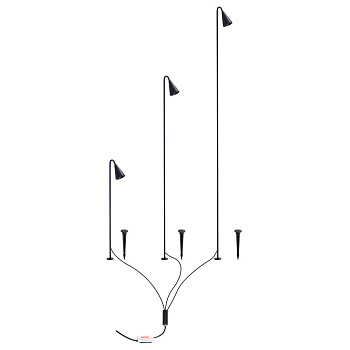 Ландшафтный светильник Arte Lamp Muliphein A1084PA-3BK