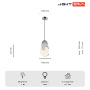 Подвесной светильник Lightera Braies LE131L-27W