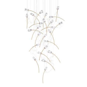 Каскадная люстра Delight Collection 9081P/25 gold