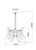 Подвесная люстра Arte Lamp Maya A4072LM-6GO