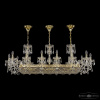 Подвесная люстра Bohemia Ivele Crystal 1453/14/195/1000 G