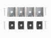 Профиль накладной LEDS POWER СПН1712 алюм. черный с призм.рассеивателем 2м 008448