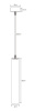 Подвесной светодиодный светильник Fiberli Tube480BW 12110301