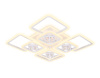 Потолочная светодиодная люстра Ambrella Light Acrylica Ice FA289