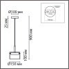 Подвесной светильник Lumion Comfi Natalina 8232/1Y