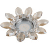 Встраиваемый светильник Fametto Peonia DLS-P112 GU5.3 CHROME/COGNAC+CLEAR 10542