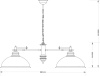 Подвесная люстра Kutek Lido LID-ZW-2 (P) GR