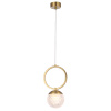 Подвесной светильник Crystal Lux CAROLINA SP1 V1 BRASS