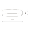 Накладной светильник Nowodvorski Lid Round Led Black 10417