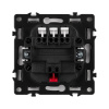 Механизм выключателя трехклавишный непроходной Arlight SWT-NOBE-MK03-SFPL-WH (230V, 10A) (Белый кварц) 061801