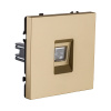 Розетка Ethernet RJ45 Cat.6, золотой Kollinger Eclipse EC-017GD