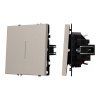 Механизм выключателя одноклавишный проходной Arlight LED SWT-NOBE-MKP1-SFPL-L-CA (230V, 10A) 059430