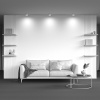 Потолочный светильник Maytoni Technical Hoop C086CL-GX53-SRD-W