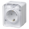 Наруж Белый Розетка с/з со шт., 16А 250B IP54 Systeme Electric AtlasDesign Profi54 ATN540145